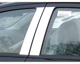 Quality Automotive Accessories 4-Piece Stainless Steel Pillar Post Trim Mitsubishi Lancer 4-Door Sedan 2008-2017