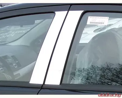 Quality Automotive Accessories 4-Piece Stainless Steel Pillar Post Trim Mitsubishi Lancer 4-Door Sedan 2008-2017 - PP29015