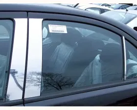 Quality Automotive Accessories 6-Piece Stainless Steel Pillar Post Trim Mitsubishi Lancer 4-Door Sedan 2008-2017