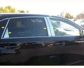 Quality Automotive Accessories 10-Piece Stainless Steel Pillar Post Trim Toyota Venza 4-Door Crossover SUV 2009-2015