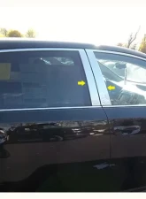 Quality Automotive Accessories 10-Piece Stainless Steel Pillar Post Trim Toyota Venza 4-Door Crossover SUV 2009-2015                                     - PP29158 - Image 3