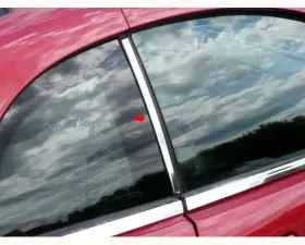 Quality Automotive Accessories 2-Piece Stainless Steel Pillar Post Trim Ford Mustang 2-Door Coupe Convertible 1999-2004