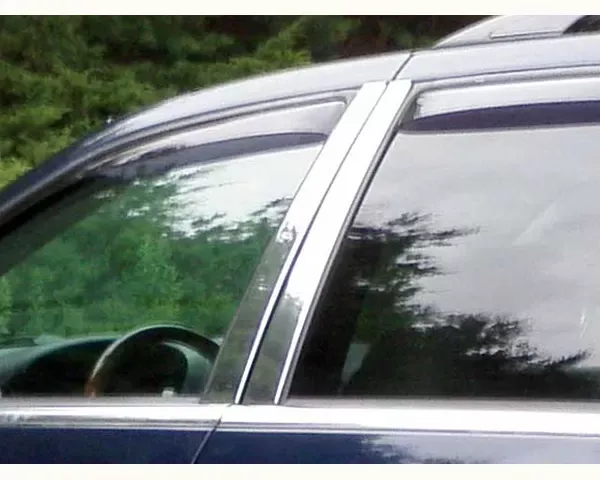 Quality Automotive Accessories 4-Piece Stainless Steel Pillar Post Trim Cadillac SRX 4-Door SUV 2004-2009 - PP44260