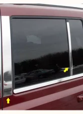 Quality Automotive Accessories 10-Piece Stainless Steel Pillar Post Trim Jeep Commander 4-Door SUV 2006-2010                                     - PP46098 - Image 3