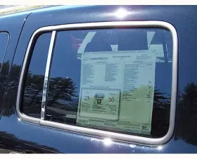 Quality Automotive Accessories 2-Piece Stainless Steel Pillar Post Trim Chevrolet HHR 4-Door Wagon 2006-2011