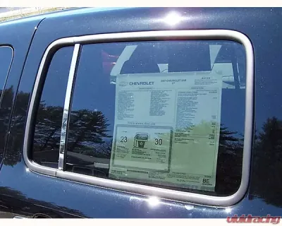 Quality Automotive Accessories 2-Piece Stainless Steel Pillar Post Trim Chevrolet HHR 4-Door Wagon 2006-2011 - PP46140