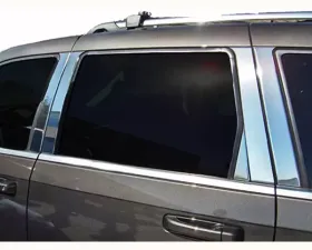 Quality Automotive Accessories 10-Piece Stainless Steel Pillar Post Trim Jeep Grand Cherokee 4-Door SUV 2005-2010