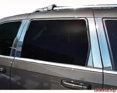 Quality Automotive Accessories 10-Piece Stainless Steel Pillar Post Trim Jeep Grand Cherokee 4-Door SUV 2005-2010 - PP47083