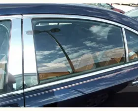 Quality Automotive Accessories 6-Piece Stainless Steel Pillar Post Trim Saturn Aura 4-Door Sedan 2007-2009