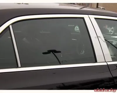 Quality Automotive Accessories 6-Piece Stainless Steel Pillar Post Trim Chrysler 300 4-Door Sedan 2011-2022 - PP51761