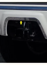 Quality Automotive Accessories 1-Piece Stainless Steel Rear Bumper Trim Accent Toyota 4Runner 4-Door SUV 2010-2015                                     - RB10177 - Image 3