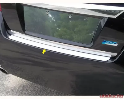 Quality Automotive Accessories 1-Piece Stainless Steel Rear Bumper Trim Accent Nissan Altima 4-Door Sedan 2013-2015 - RB13550