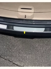 Quality Automotive Accessories 1-Piece Stainless Steel Rear Bumper Trim Accent Nissan Rogue 4-Door SUV Does not fit Sport 2014-2020                                     - RB14535 - Image 3