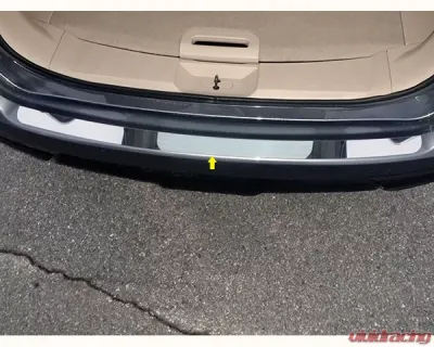 Quality Automotive Accessories 1-Piece Stainless Steel Rear Bumper Trim Accent Nissan Rogue 4-Door SUV Does not fit Sport 2014-2020 - RB14535