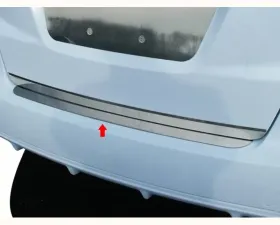 Quality Automotive Accessories 1-Piece Stainless Steel Rear Bumper Trim Accent Honda Fit 4-Door Hatchback 2009-2013