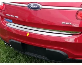Quality Automotive Accessories 1-Piece Stainless Steel Rear Bumper Trim Accent Ford Taurus 4-Door Sedan 2010-2018