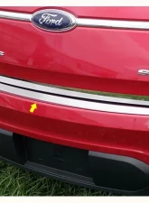 Quality Automotive Accessories 1-Piece Stainless Steel Rear Bumper Trim Accent Ford Taurus 4-Door Sedan 2010-2018                                     - RB50490 - Image 3
