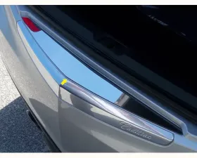 Quality Automotive Accessories 1-Piece Stainless Steel Rear Bumper Trim Accent Cadillac ATS 4-Door Sedan 2013-2018