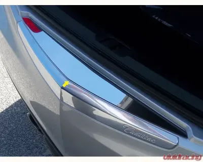Quality Automotive Accessories 1-Piece Stainless Steel Rear Bumper Trim Accent Cadillac ATS 4-Door Sedan 2013-2018 - RB53235