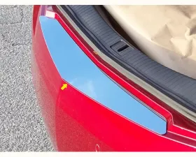 Quality Automotive Accessories 1-Piece Stainless Steel Rear Bumper Trim Accent Cadillac CTS 4-Door Sedan 2014-2019