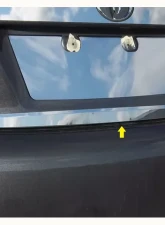 Quality Automotive Accessories 1-Piece Stainless Steel Rear Deck Trim Trunk Lid Accent Toyota Camry 4-Door Sedan 2012-2014                                     - RD12130 - Image 3