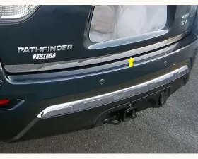 Quality Automotive Accessories 1-Piece Stainless Steel Rear Deck Trim Trunk Lid Accent Nissan Pathfinder 4-Door SUV 2013-2020