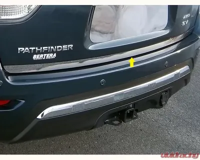 Quality Automotive Accessories 1-Piece Stainless Steel Rear Deck Trim Trunk Lid Accent Nissan Pathfinder 4-Door SUV 2013-2020 - RD13527