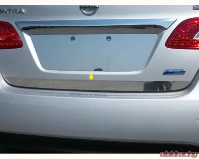 Quality Automotive Accessories 1-Piece Stainless Steel Rear Deck Trim Trunk Lid Accent Nissan Sentra 4-Door Sedan 2013-2015 - RD13575
