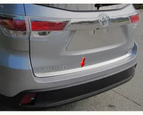Quality Automotive Accessories 1-Piece Stainless Steel Rear Deck Trim Trunk Lid Accent Toyota Highlander 4-Door SUV 2014-2019