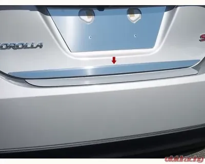 Quality Automotive Accessories 1-Piece Stainless Steel Rear Deck Trim Trunk Lid Accent Toyota Corolla 4-Door Sedan 2014-2019 - RD14112