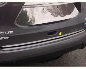 Quality Automotive Accessories 1-Piece Stainless Steel Rear Deck Trim Trunk Lid Accent Nissan Rogue 4-Door SUV Does not fit Sport 2014-2020