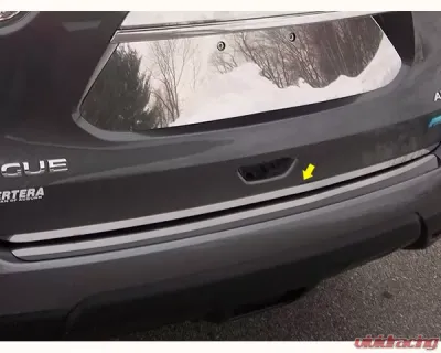Quality Automotive Accessories 1-Piece Stainless Steel Rear Deck Trim Trunk Lid Accent Nissan Rogue 4-Door SUV Does not fit Sport 2014-2020 - RD14535