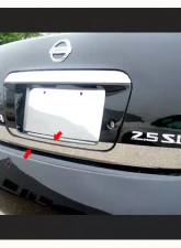 Quality Automotive Accessories 2-Piece Stainless Steel Rear Deck Trim Trunk Lid Accent Nissan Altima 4-Door Sedan 2002-2006                                     - RD22550 - Image 3