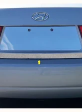 Quality Automotive Accessories 1-Piece Stainless Steel Rear Deck Trim Trunk Lid Accent Hyundai Sonata 4-Door Sedan 2006-2010                                     - RD26360 - Image 3