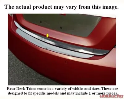 Quality Automotive Accessories 1-Piece Stainless Steel Rear Deck Trim Trunk Lid Accent Volkswagen GTI 4-Door Hatchback 2006-2009 - RD26610