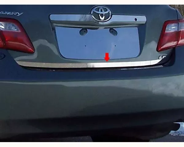 Quality Automotive Accessories 1-Piece Stainless Steel Rear Deck Trim Trunk Lid Accent Toyota Camry 4-Door Sedan 2007-2011 - RD27130