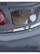 Quality Automotive Accessories 1-Piece Stainless Steel Rear Deck Trim Trunk Lid Accent Toyota Corolla 4-Door Sedan 2009-2013                                     - RD29112 - Image 3