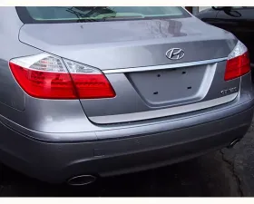 Quality Automotive Accessories 1-Piece Stainless Steel Rear Deck Trim Trunk Lid Accent Hyundai Genesis 4-Door Sedan 2009-2013