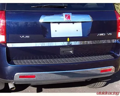 Quality Automotive Accessories 1-Piece Stainless Steel Rear Deck Trim Trunk Lid Accent Saturn Vue 4-Door SUV 2003-2007 - RD43440