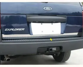 Quality Automotive Accessories 1-Piece Stainless Steel Rear Deck Trim Trunk Lid Accent Ford Explorer 4-Door SUV 2002-2006