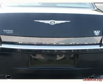 Quality Automotive Accessories 1-Piece Stainless Steel Rear Deck Trim Trunk Lid Accent Chrysler 300 4-Door Sedan 2005-2010 - RD45760