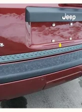 Quality Automotive Accessories 1-Piece Stainless Steel Rear Deck Trim Trunk Lid Accent Jeep Commander 4-Door SUV 2006-2010                                     - RD46095 - Image 3