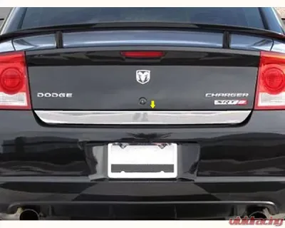 Quality Automotive Accessories 1-Piece Stainless Steel Rear Deck Trim Trunk Lid Accent Dodge Charger 4-Door Sedan 2006-2010 - RD46910