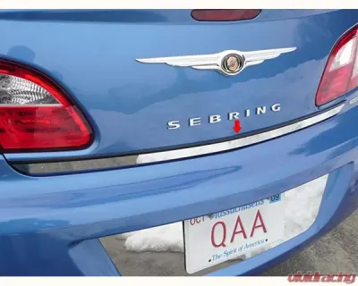 Quality Automotive Accessories 1-Piece Stainless Steel Rear Deck Trim Trunk Lid Accent Chrysler Sebring 4-Door Sedan 2007-2010 - RD47780
