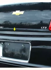 Quality Automotive Accessories 1-Piece Stainless Steel Rear Deck Trim Trunk Lid Accent Chevrolet Malibu 4-Door Sedan 2008-2012                                     - RD48105 - Image 3