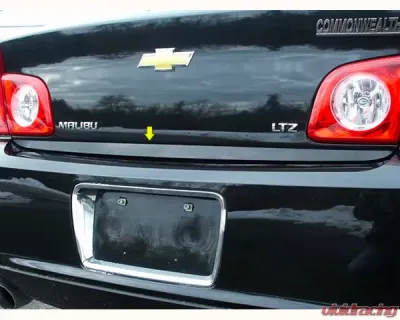 Quality Automotive Accessories 1-Piece Stainless Steel Rear Deck Trim Trunk Lid Accent Chevrolet Malibu 4-Door Sedan 2008-2012 - RD48105