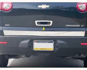 Quality Automotive Accessories 1-Piece Stainless Steel Rear Deck Trim Trunk Lid Accent Chevrolet Traverse 4-Door SUV 2009-2012