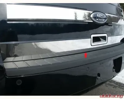 Quality Automotive Accessories 1-Piece Stainless Steel Rear Deck Trim Trunk Lid Accent Ford Flex 4-Door SUV 2009-2019 - RD49340