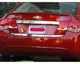 Quality Automotive Accessories 1-Piece Stainless Steel Rear Deck Trim Trunk Lid Accent Chevrolet Cruze 4-Door Sedan 2011-2015