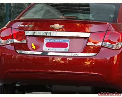 Quality Automotive Accessories 1-Piece Stainless Steel Rear Deck Trim Trunk Lid Accent Chevrolet Cruze 4-Door Sedan 2011-2015 - RD51145